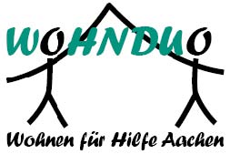 Wohnduo, Logo: Wohnen für Hilfe in Aachen