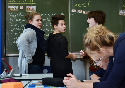 Jugendliche im Unterricht © Stadt Aachen/Andreas Schmitter