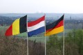 Flags of Belgium, The Netherlands and Germany (c) Stadt Aachen / Andreas Herrmann