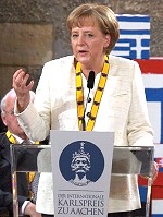 Dr. Angela Merkel, Karlspreisträgerin 2008