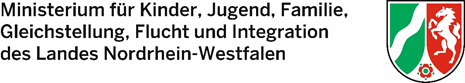 Ministerium für Kinder, Jugend, Familie, Gleichstellung, Flucht und Integration des Landes Nordrhein-Westfalen (Logo)