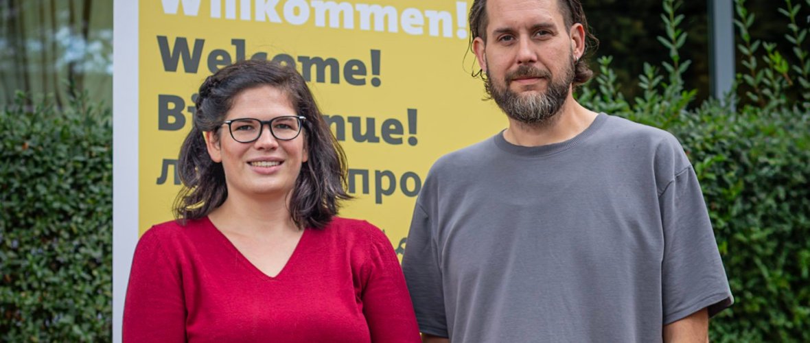 Quatiersmanagement Sabine Müller (links) Bodo Lamp (rechts)