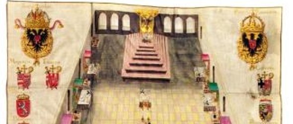 Krönungsmal Darstellung, Wandteppich