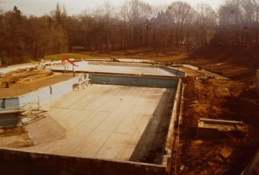 Historisches Foto Freibad Hangeweiher