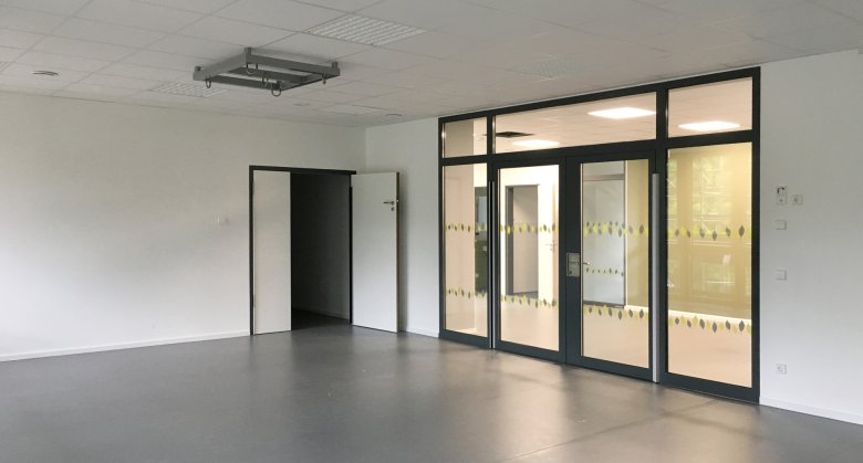 Der Mehrzweckraum wurde fertiggestellt.