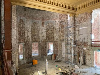 Arbeiten im Großen Saal