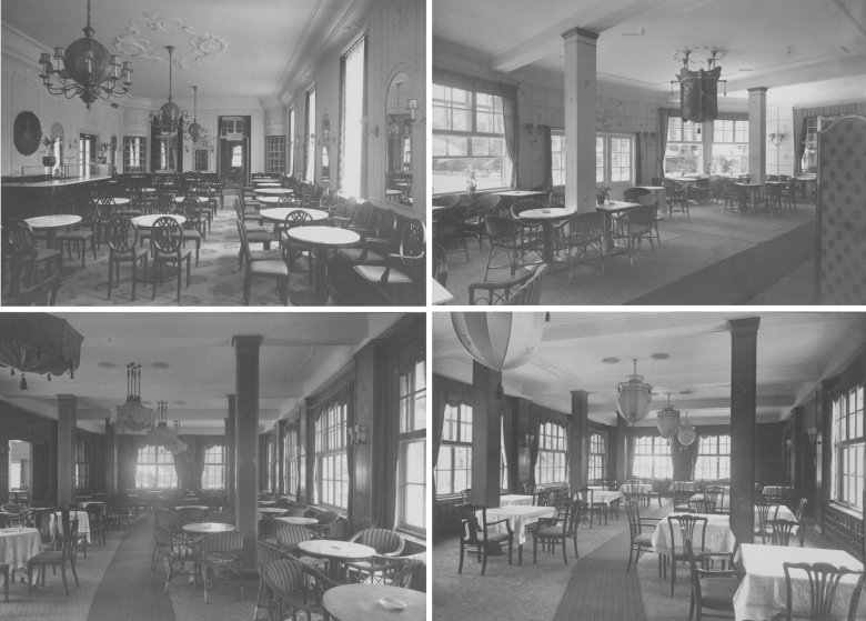 Ehemalige Konditorei, und Speiseräume