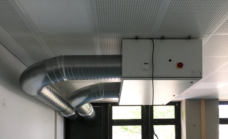 Lüftungsanlage Seitenansicht