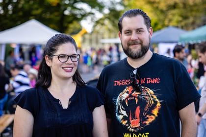 Sabine Müller und Bodo Lamp leiten als Quartiersmanagement das Stadtteilbüro Forst / Driescher Hof