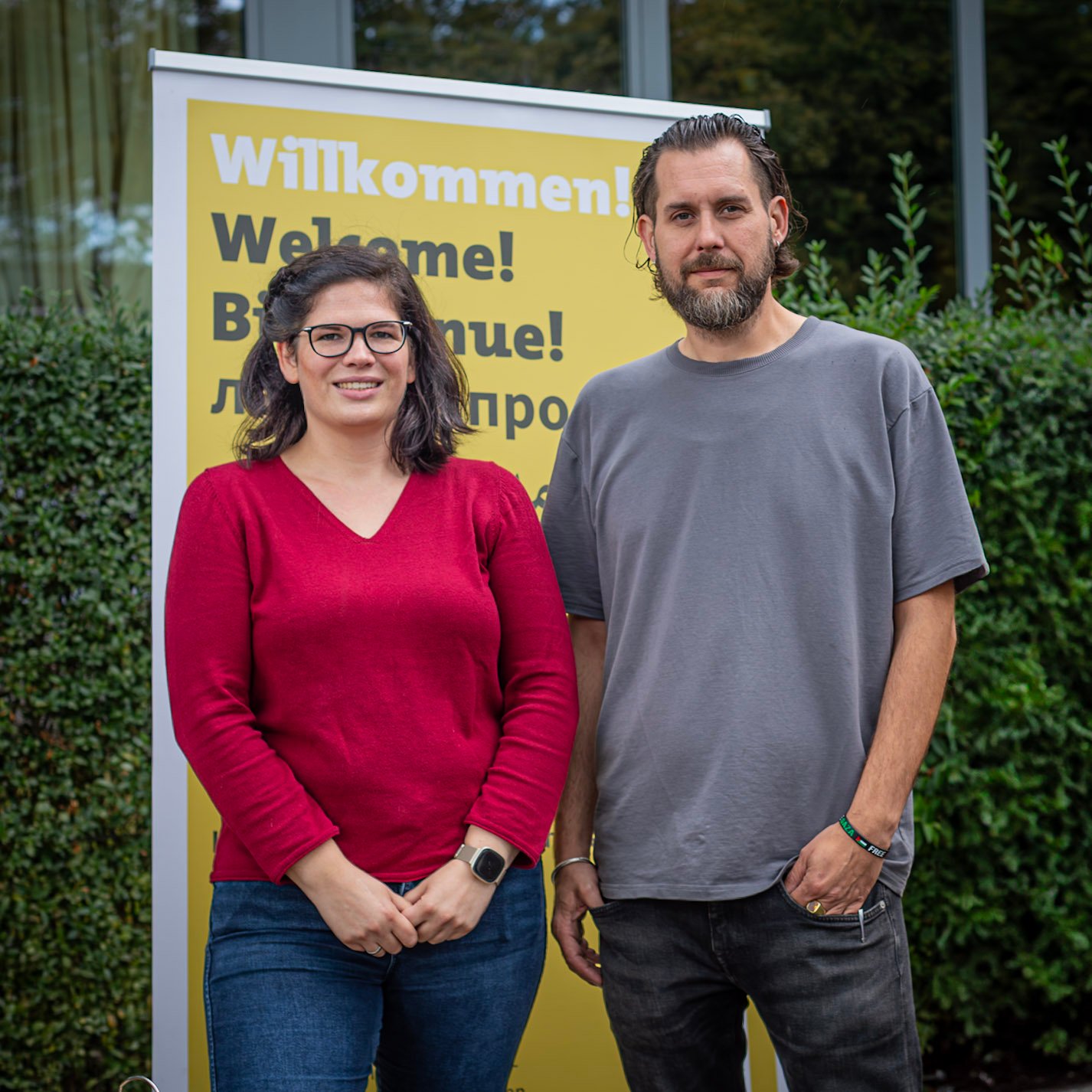 Sabine Müller und Bodo Lamp leiten als Quartiersmanagement das Stadtteilbüro Forst / Driescher Hof