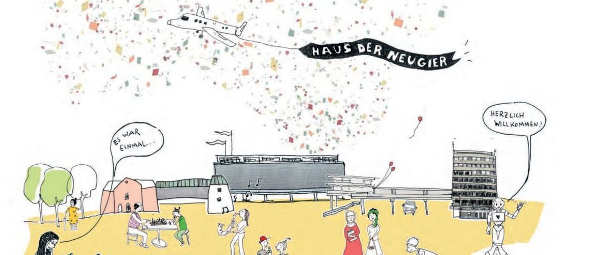 Zeichnung des Haus der Neugier