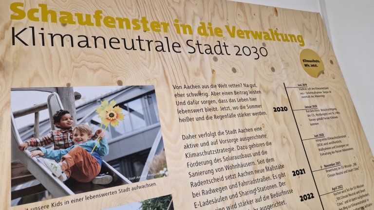 Die Ausstellung „Schaufenster in die Verwaltung“ ist dienstags von 14 bis 16 Uhr und mittwochs von 15 bis 17 Uhr geöffnet.