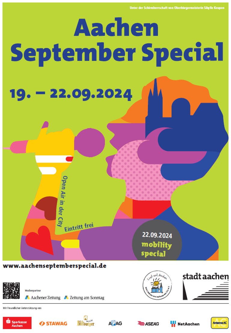 EIn Plakat, welches das Septemberspecial 2024 vom 19.09.24 bis zum 22.09.24 ankündigt