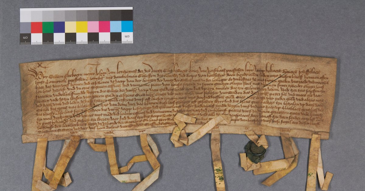 Cooperation with TH Cologne: Restoration of parchment documents from the ...