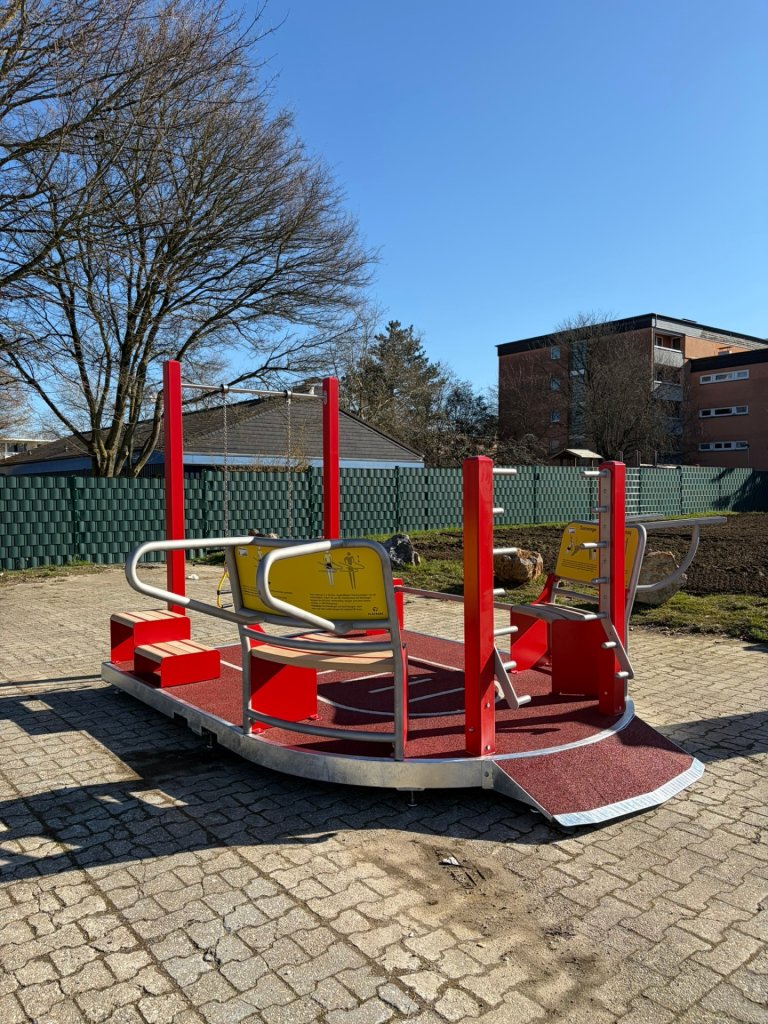 Eine mobile Fitnessanlage